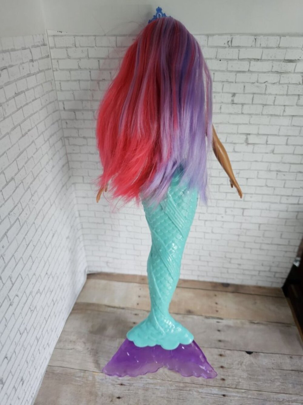 Mattel Barbie Dreamtopia/Fairytopia Teresa Face Purple Mermaid Fashion Doll Rare - Picture 3 of 4